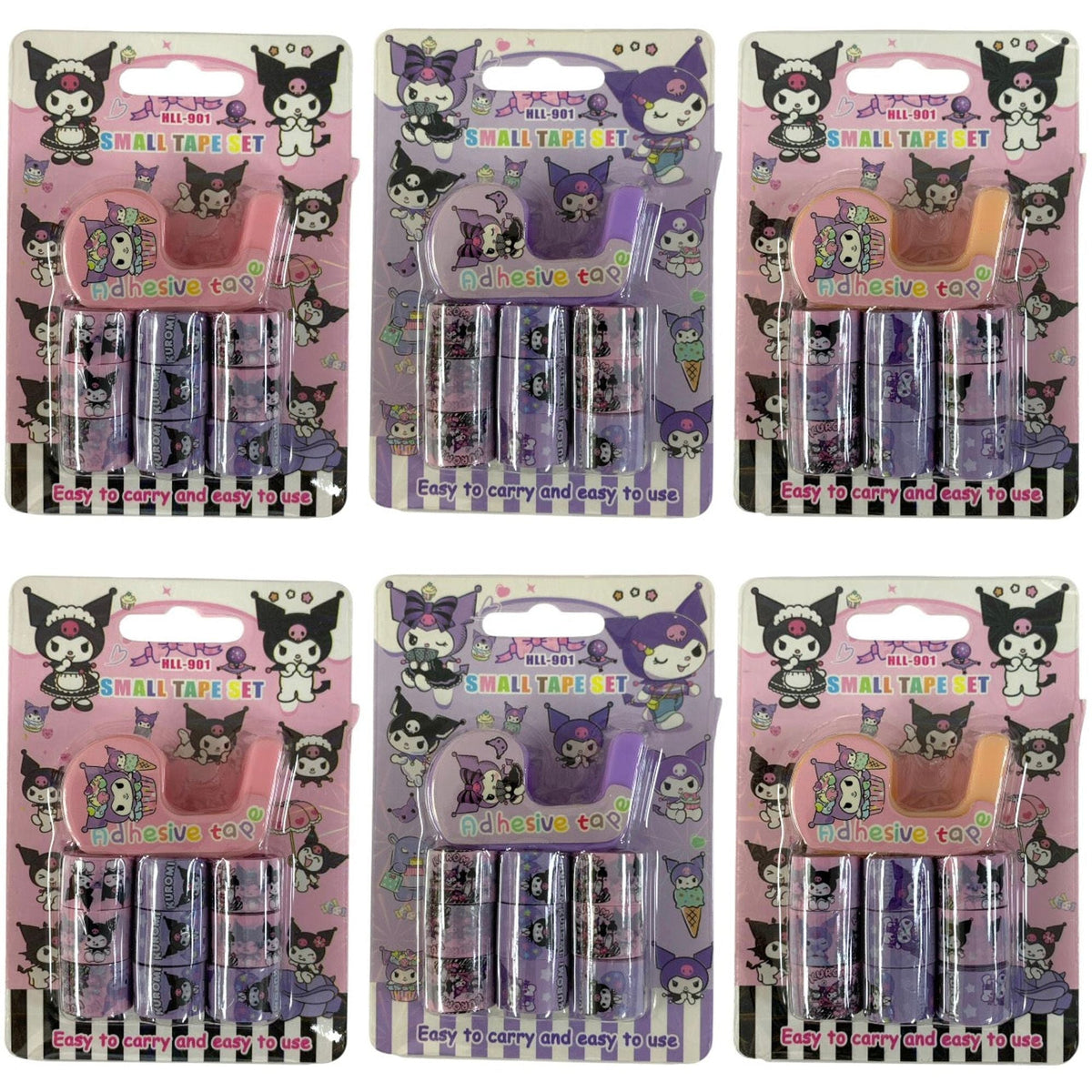 Kuromi Tape with Dispenser Assorted Model || تيب كورومي مع قاطع موديلات متنوعة