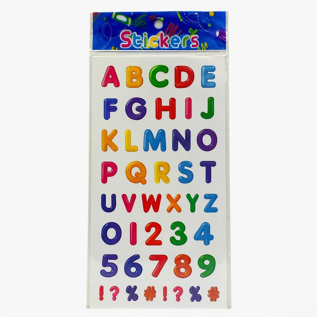 English Numbers Stickers || ستيكرات ارقام انجليزي