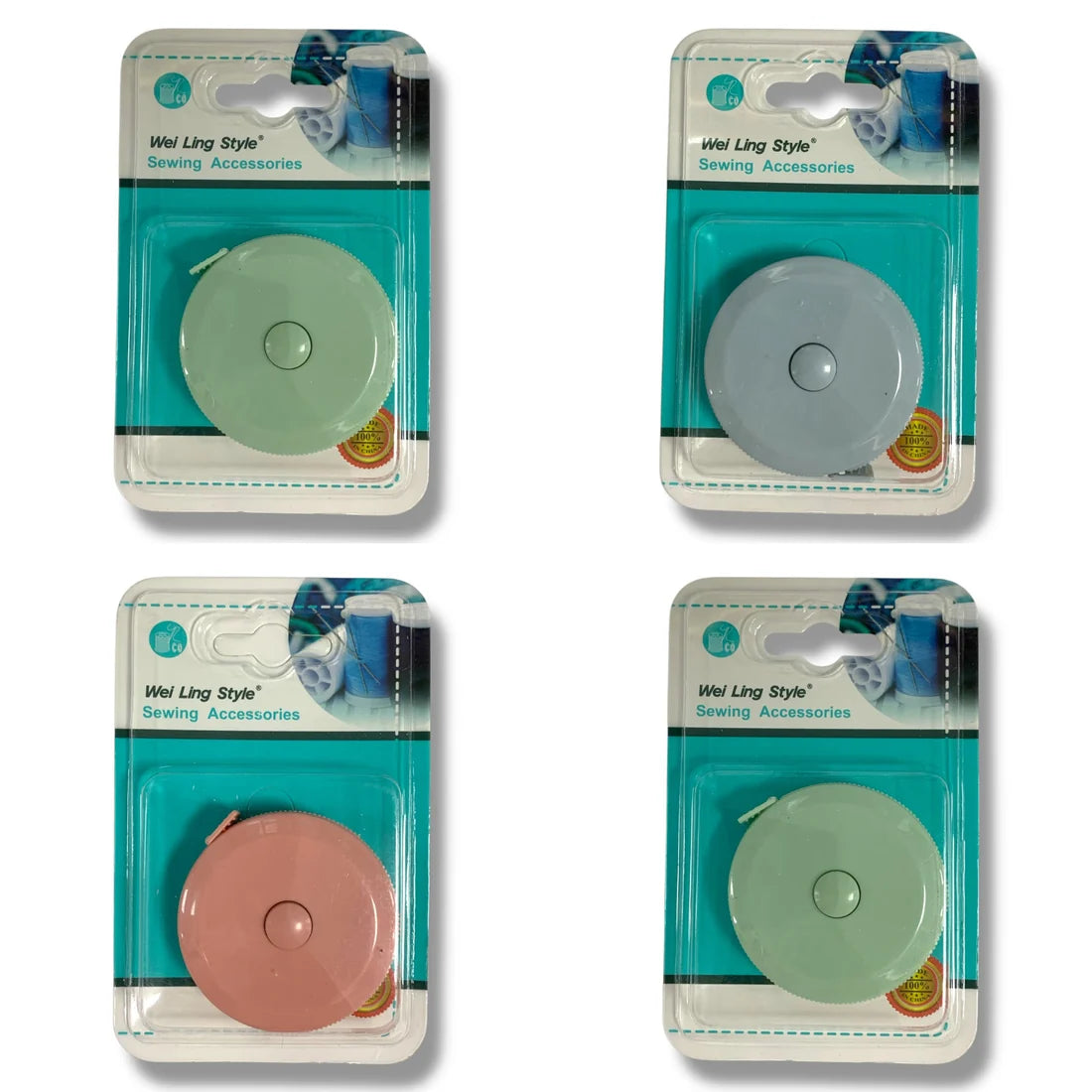 Knitting and Crochet Measuring Meter Assorted Colors