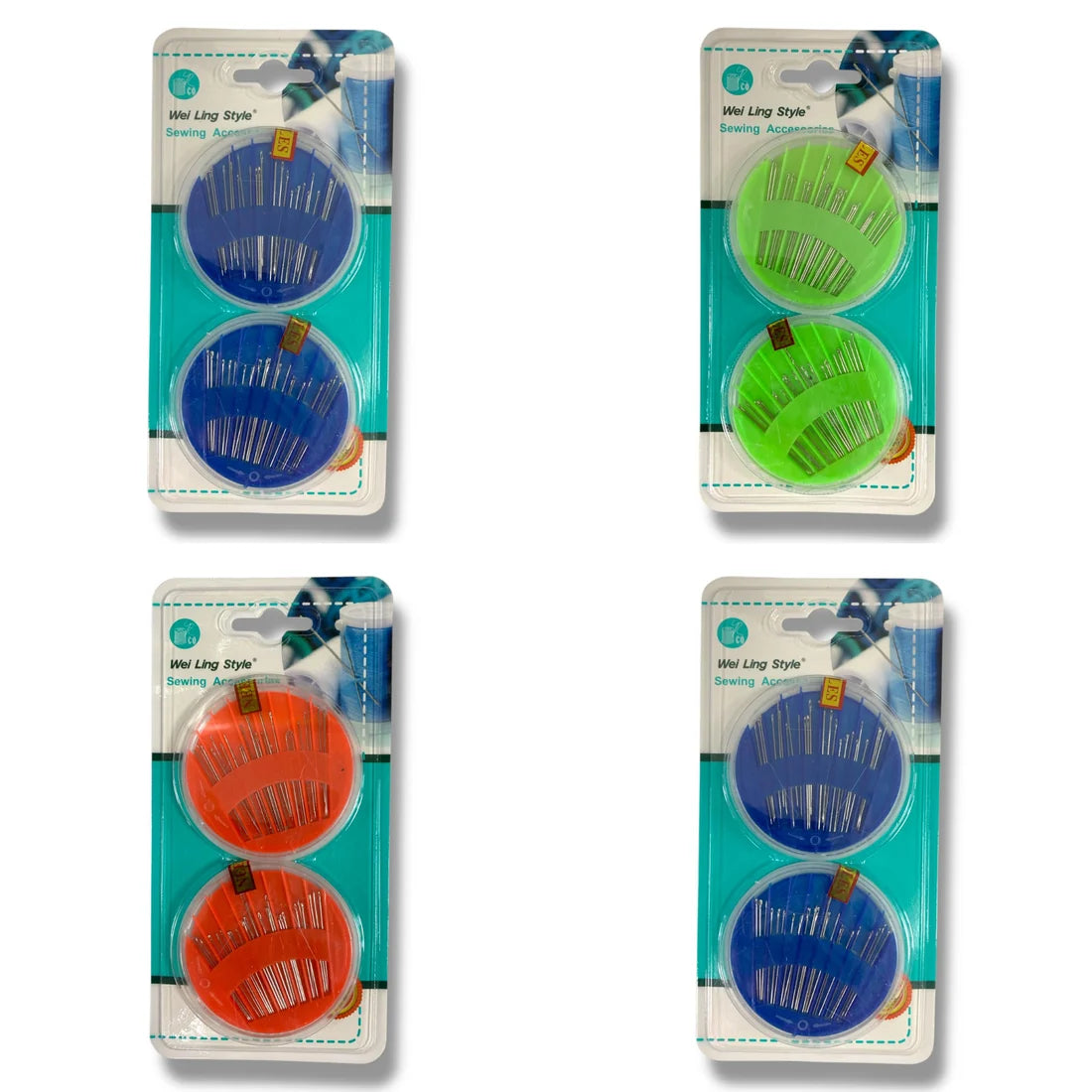 Knitting and Crochet Colored Assorted Sewing Needles Kit