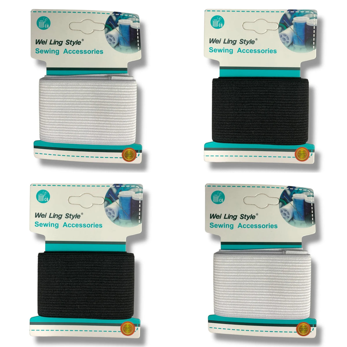Knitting and Crochet Wide Elastic Assorted Color