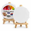 Circle Painting Canvas with Easel 10 cm || كانفاس دائري مع ستاند 10 سم