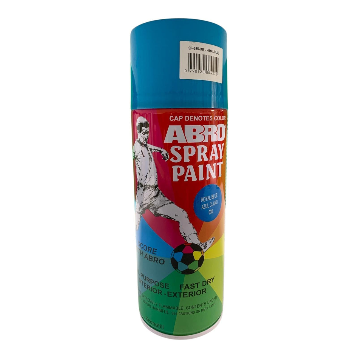 Abro Spray Paint Royal Blue || دهان صبغ رش سبراي ابرو ازرق ملكي