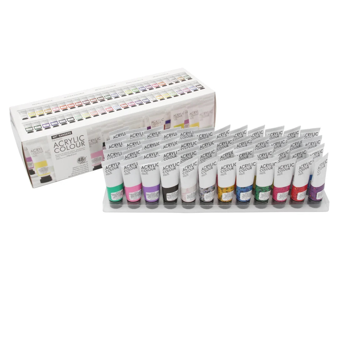 Art Rangers Acrylic Color 22 ml Tubes 48 Colors