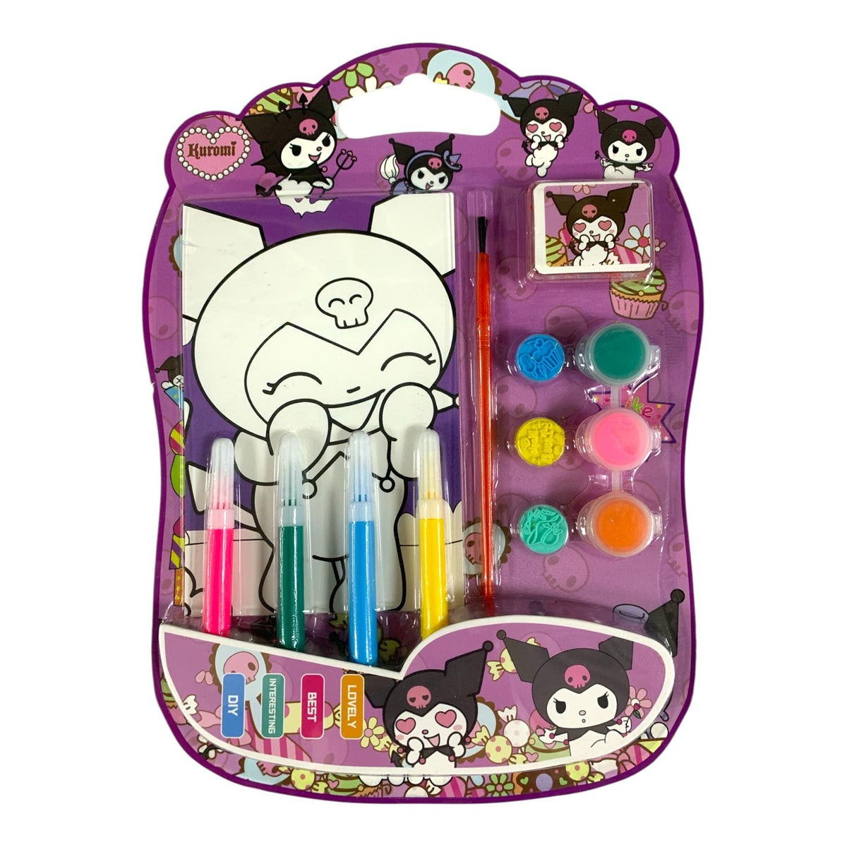 مجموعة تلوين كورومي || Kuromi Coloring Set