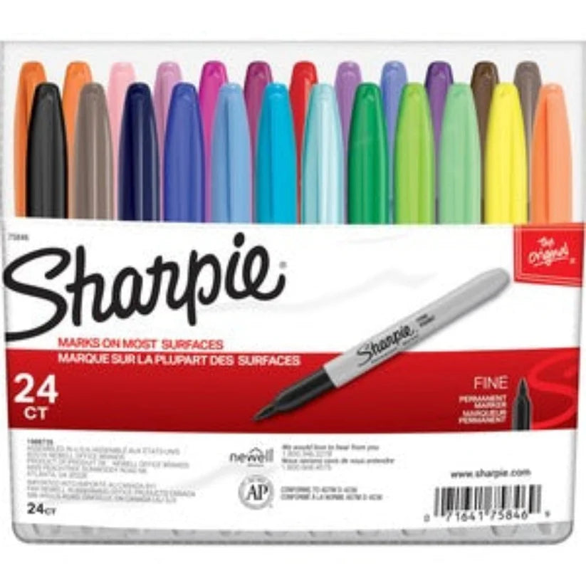 Sharpie Colored Markers 24 Color Set