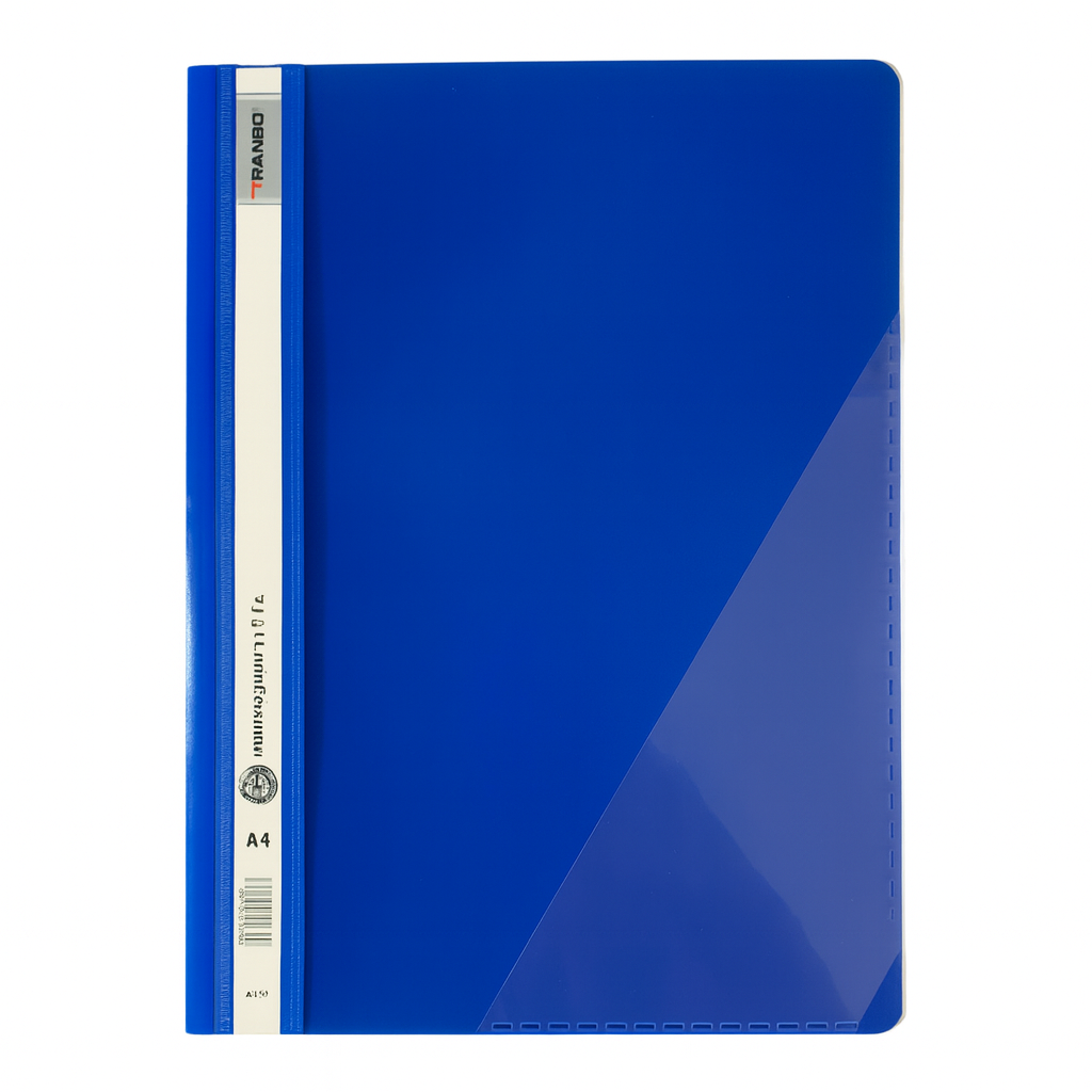 Tranbo Clear File Blue || ملف شفاف من ترانبو - أزرق