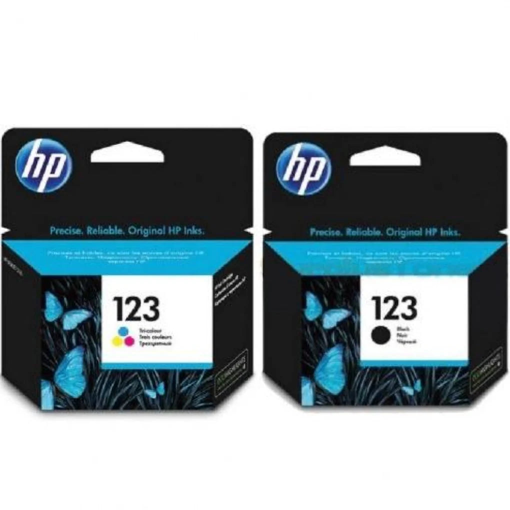 Hp 123 printer ink Set black + color
