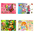 A&T Drawing Book Girls Assorted Models || دفتر رسم بناتي الوان متنوعة
