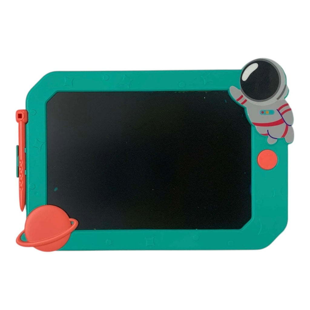 لوح كتابة إلكتروني للأطفال بتصميم رائد فضاء - أخضر || Green Astronaut LCD Writing Tablet Digital Note Board