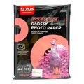 Jojo Double Side Glossy Photo Paper 140 gsm 100 pcs || ورق تصوير جوجو لامع من الجهتين ١٤٠ جرام، ١٠٠ ورقة