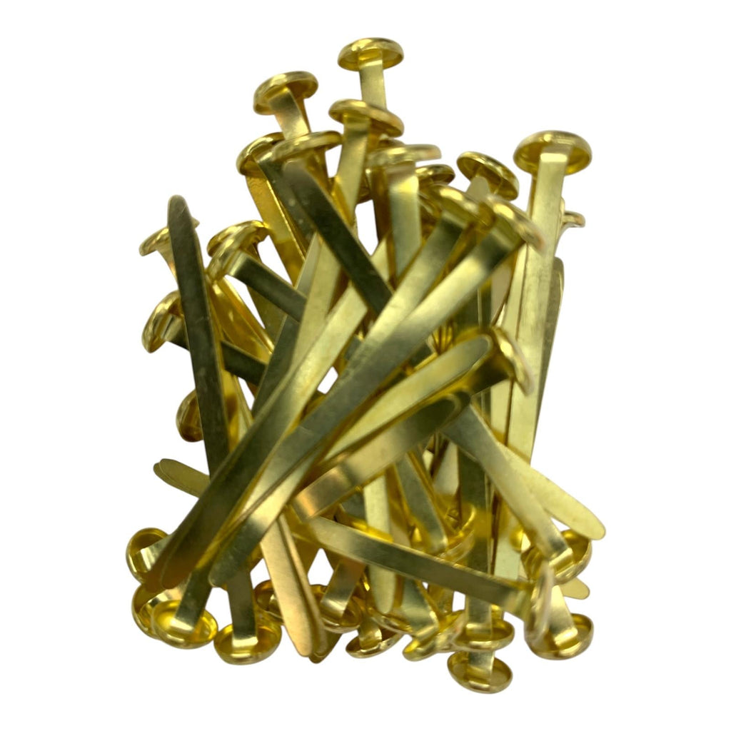 Round Headed Fasteners - Gold || مشابك تثبيت برأس دائري - ذهبي