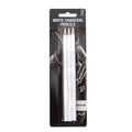 Keep Smiling White Charcoal Pencils Set of 3