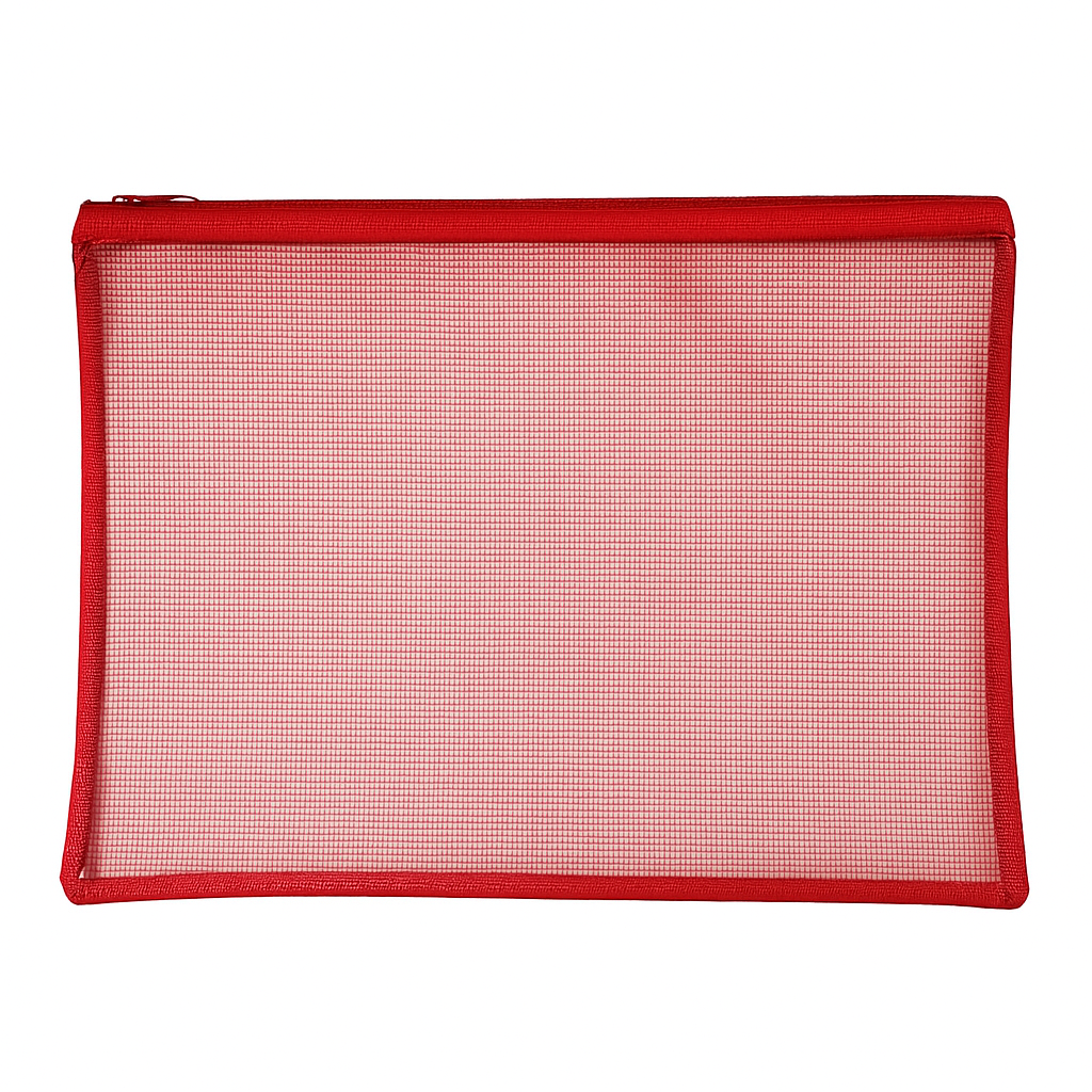 Red Zipper File B4 Size || ملف بسحاب مقاس B4 لون أحمر