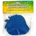 Strawberry Sticky Glitter Foam 4 Pack Blue Color || فراولة فوم زري لاصق لون ازرق باكيت ٤ حبة