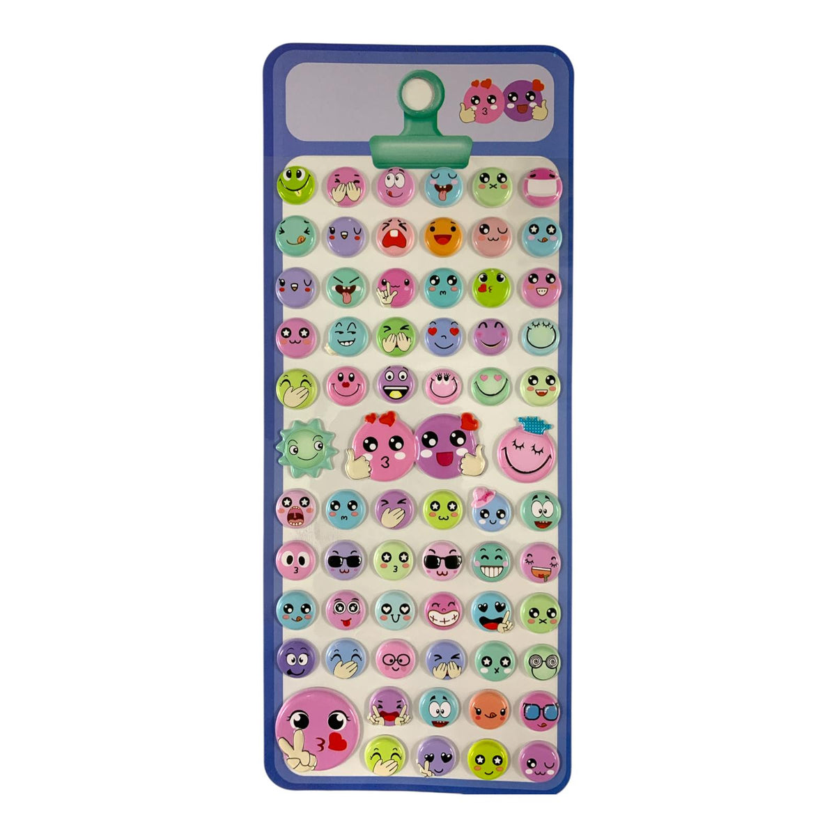 A&T Embossed Stickers Smiley Faces #1 || ملصقات بارزة سمايلي من A&T رقم 1