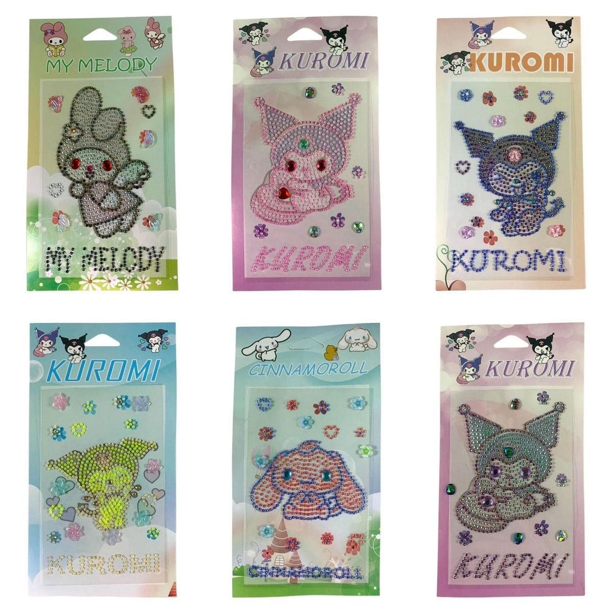 Kuromi Crystall Stickers Assorted Models || ستيكر كريستال كرومي موديلات متنوعة