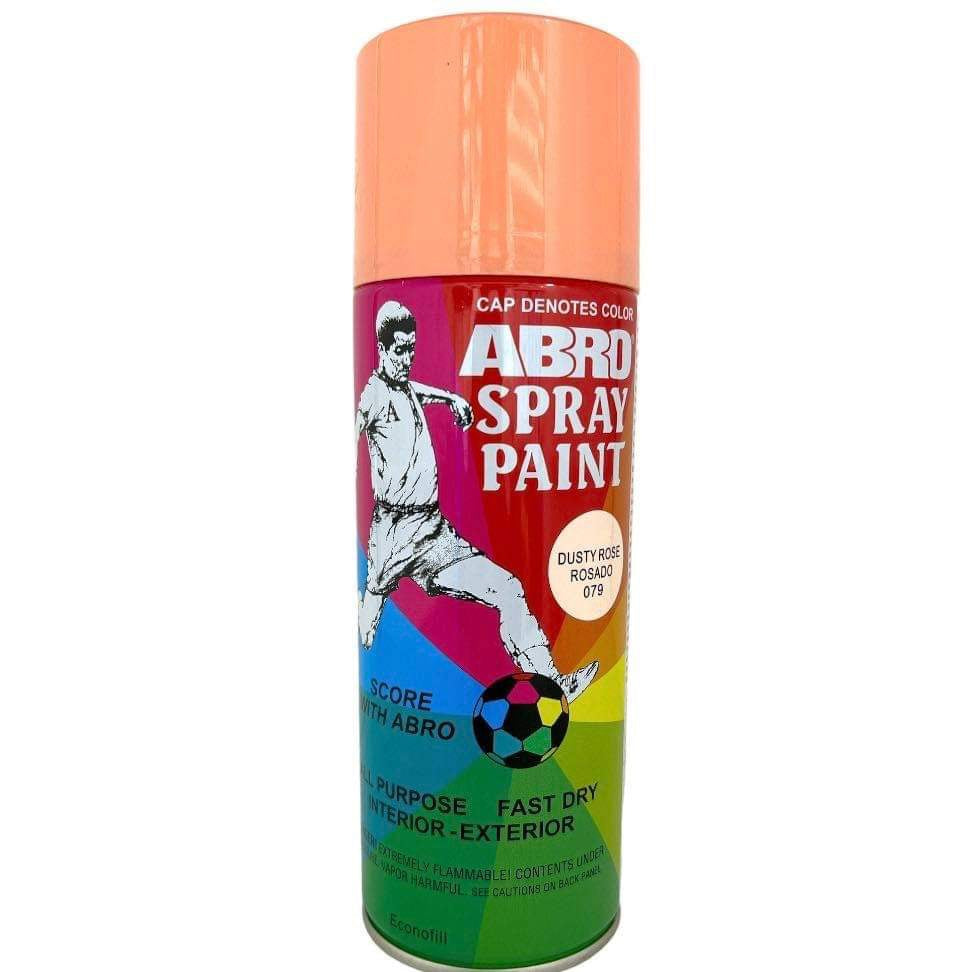بخاخ طلاء من "أبرو" لون وردي مغبر (داستي روز) || Abro Spray Paint Dusty Rose