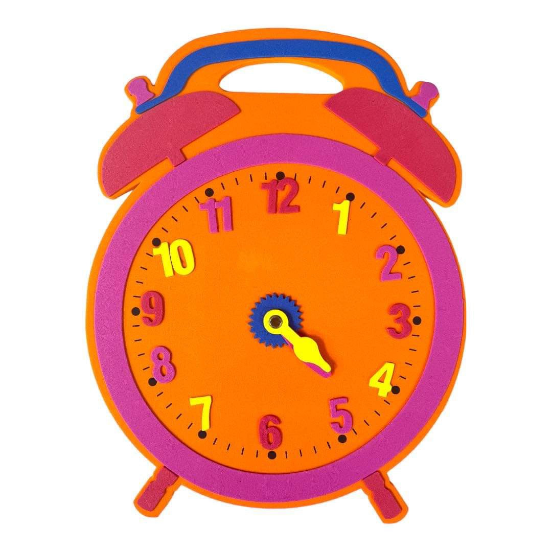 لعبة ساعة تعليمية من الفوم || Educational Foam Clock Timer Toy