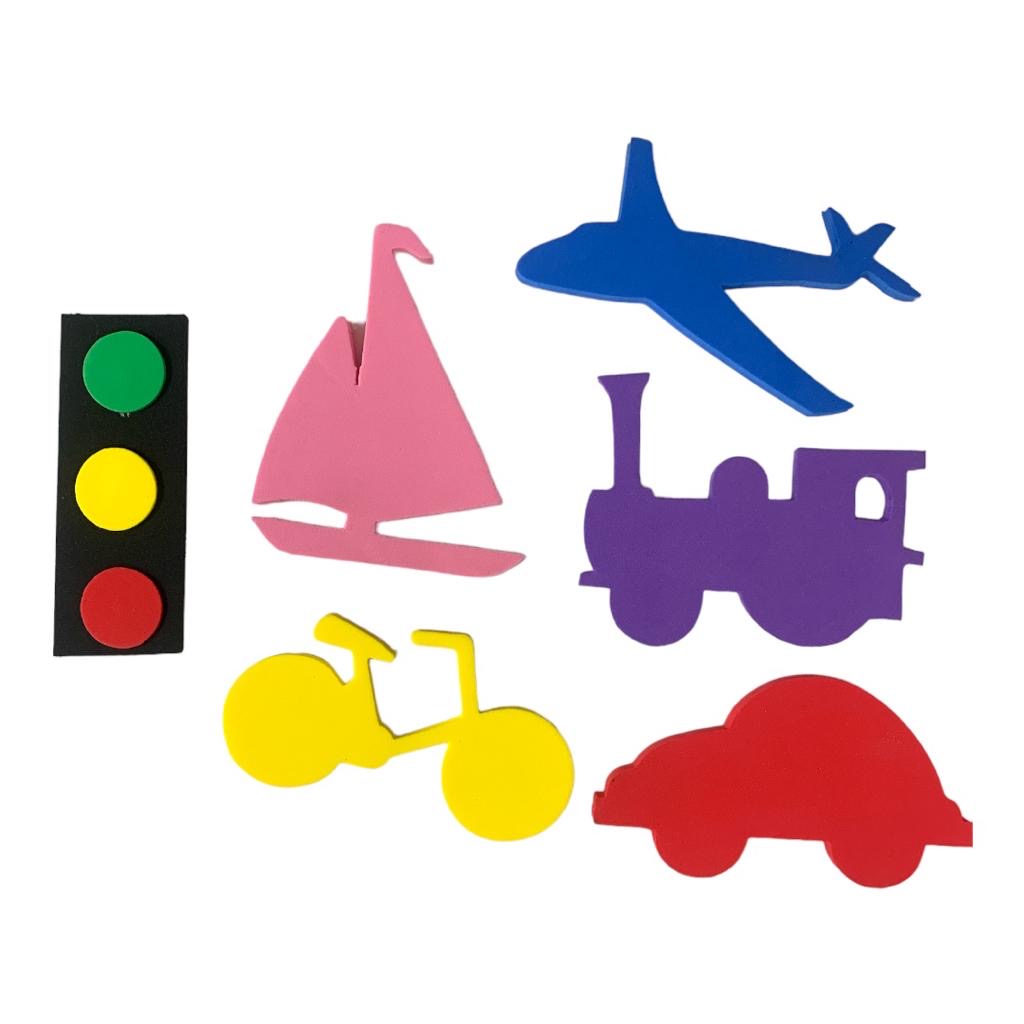 WhiteBoard Attachment Transportation || أشكال فوم للسبورة: وسائل المواصلات