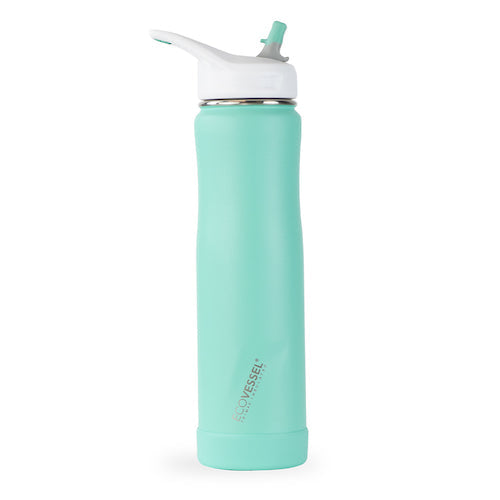 EcoVessel Summit 24 oz Water Bottle - Aqua Breeze || زجاجة ماء EcoVessel Summit سعة 24 أونصة - Aqua Breeze