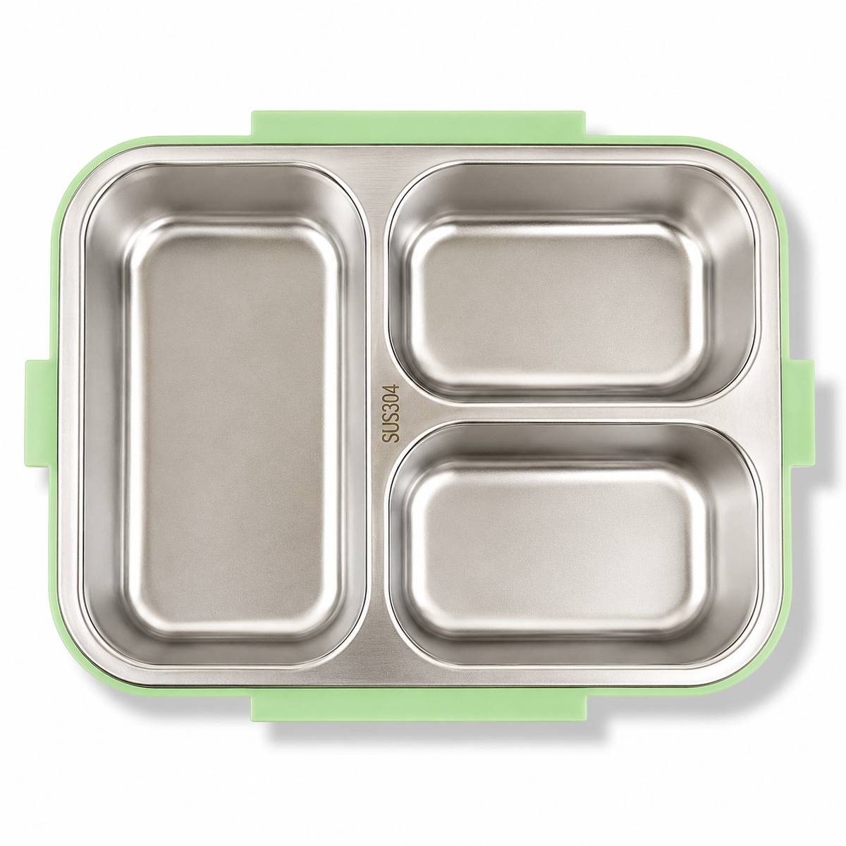 Lunch Box 3 Sections Green || لانش بوكس 3 أقسام أخضر