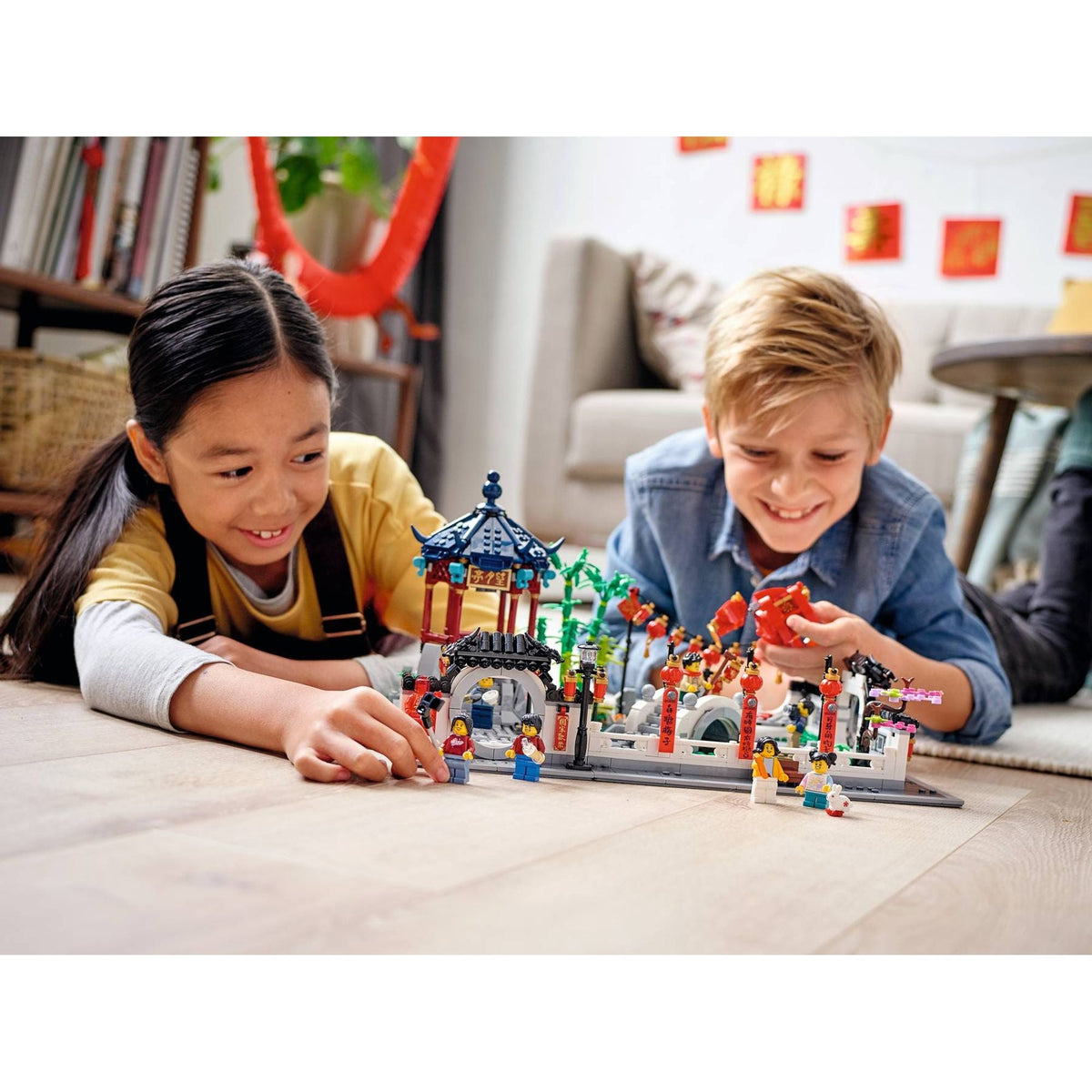 مجموعة ليقو احتفالية فانوس الربيع || Lego Spring Lantern Festival