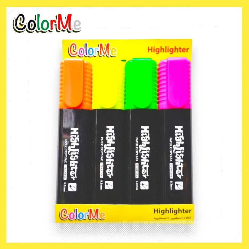 A&T Color Me Highlighter 4 Color Pack