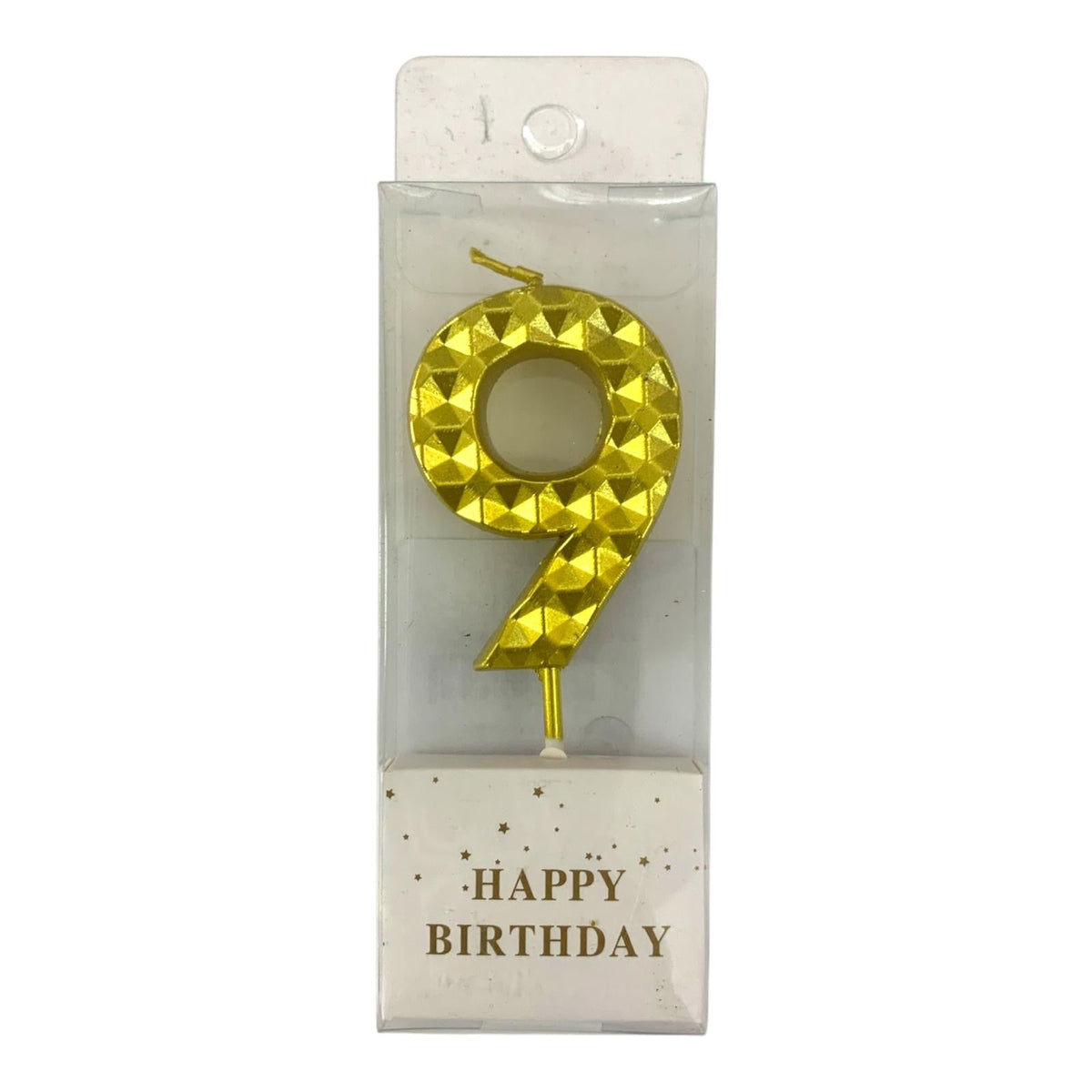 Birthday Candles Golden Color Bubbles from 0-9 || شموع اعياد ميلاد لون ذهبي فقاعات من ٠-٩