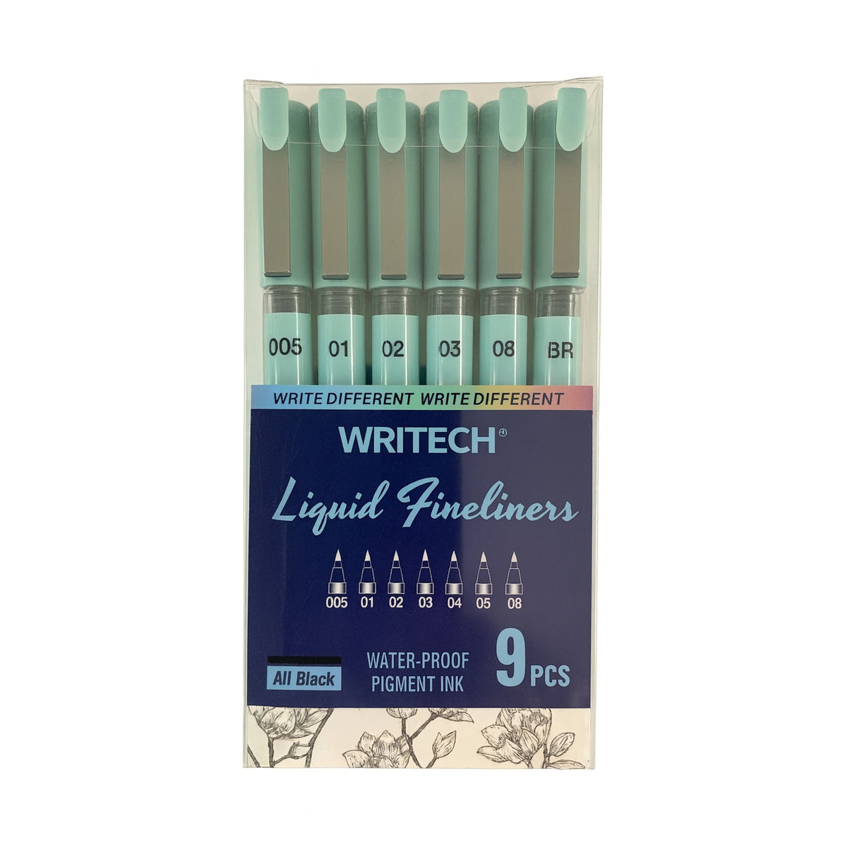 Writech Liquid Fineliner 6 Pcs || أقلام حبر سائل فاين لاينر من رايتك، 6 قطع