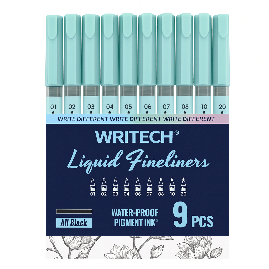 أقلام تحديد سائلة "رايتك" (Writech) - 9 قطع