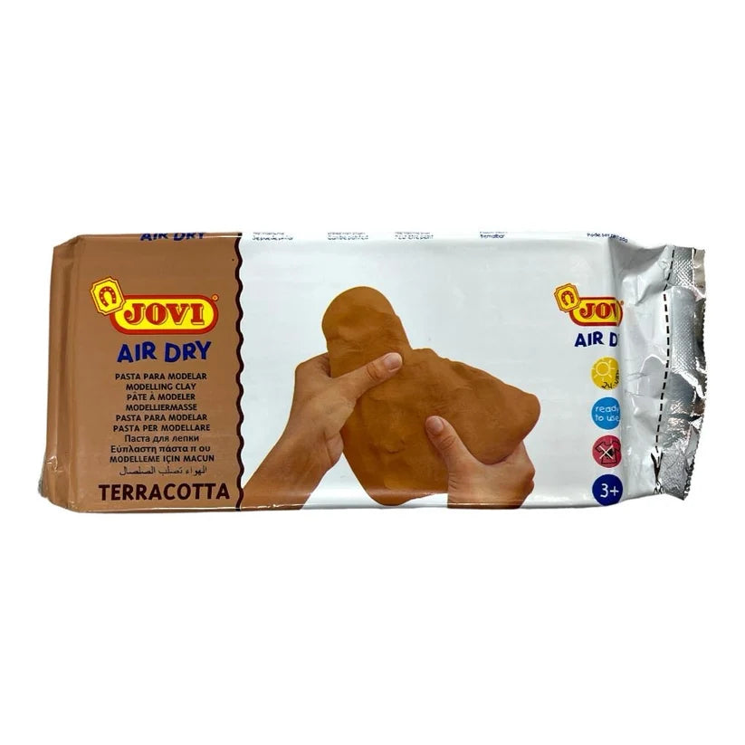 Jovi Air Dry Modeling Clay 1 Kg Terracotta Color