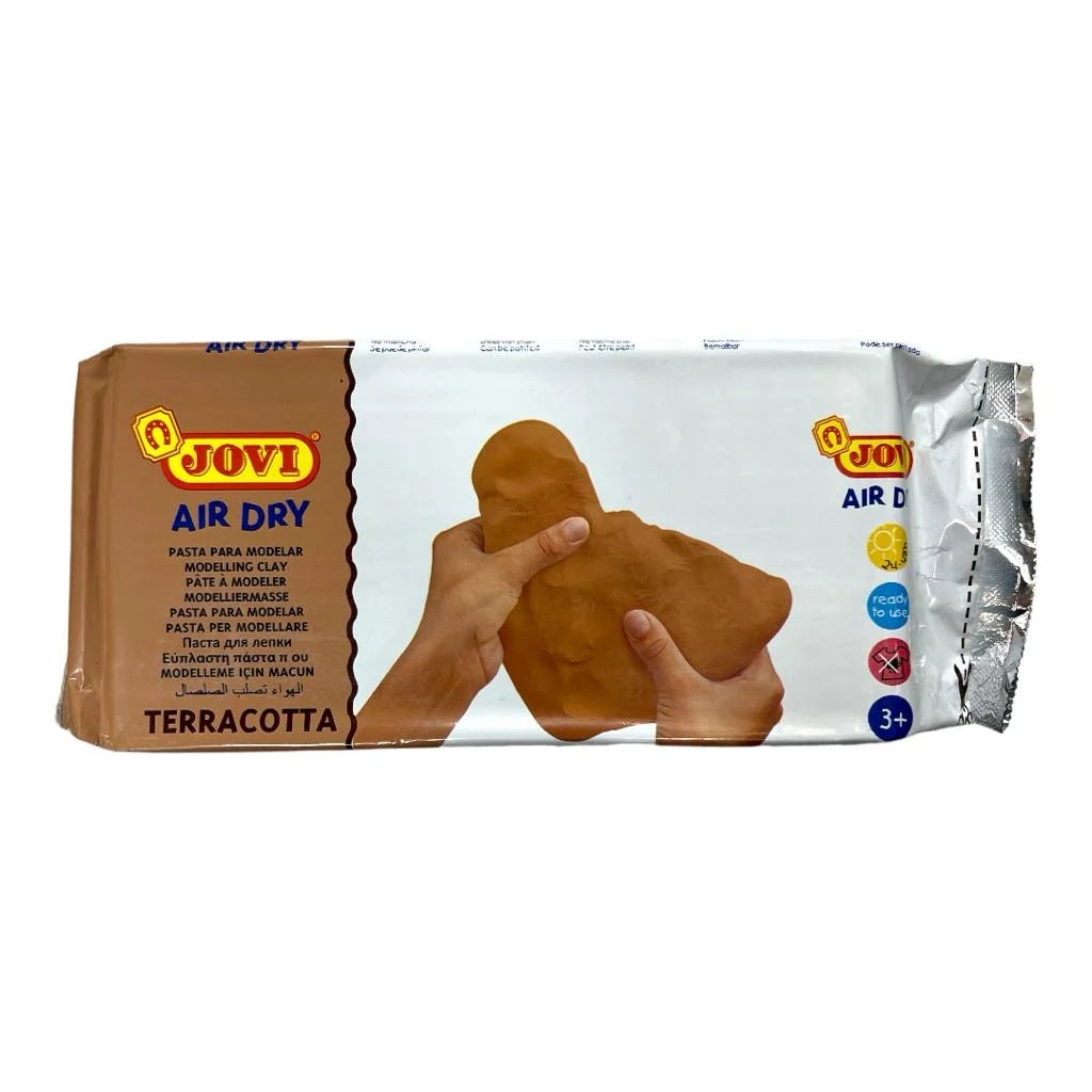 Jovi Air Dry Modeling Clay 1 Kg Terracotta Color
