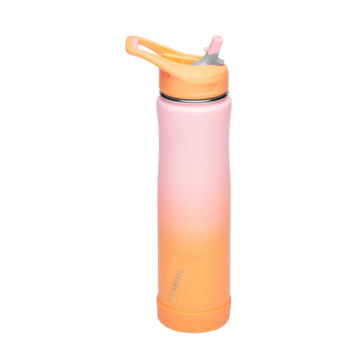 EcoVessel Summit 24 oz TriMax Insulated Stainless Steel Bottle - Coral Sands || زجاجة EcoVessel Summit سعة 24 أونصة TriMax ستانلس ستيل معزولة - Coral Sands