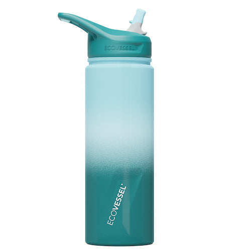 EcoVessel Wave 24 oz Water Bottle - Forest Horizon || زجاجة ماء EcoVessel Wave سعة 24 أونصة - Forest Horizon