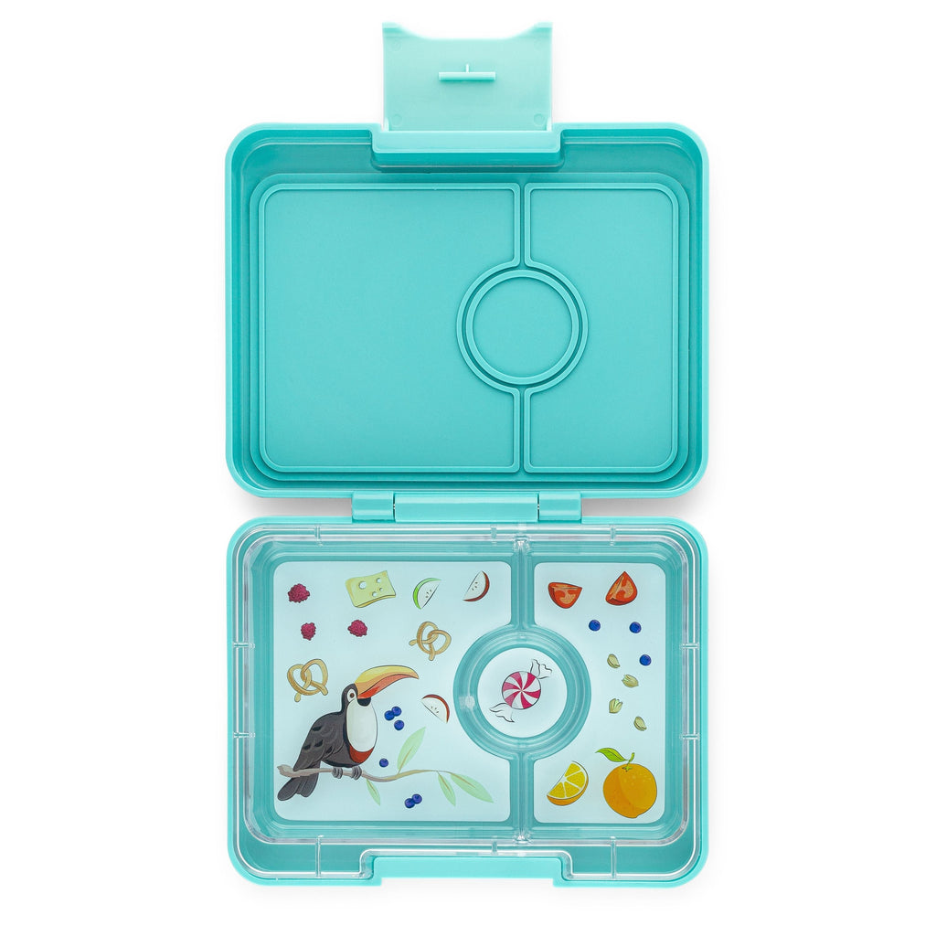 Yumbox Snack Lunch Box - Misty Aqua || علبة غداء يامبوكس سناك - ميستي أكوا