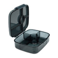 Yumbox Go 5-Compartment Lunch Box - Berlin Charcoal Gray || علبة غداء Yumbox Go بخمس خانات - لون برلين الرمادي الفحمي
