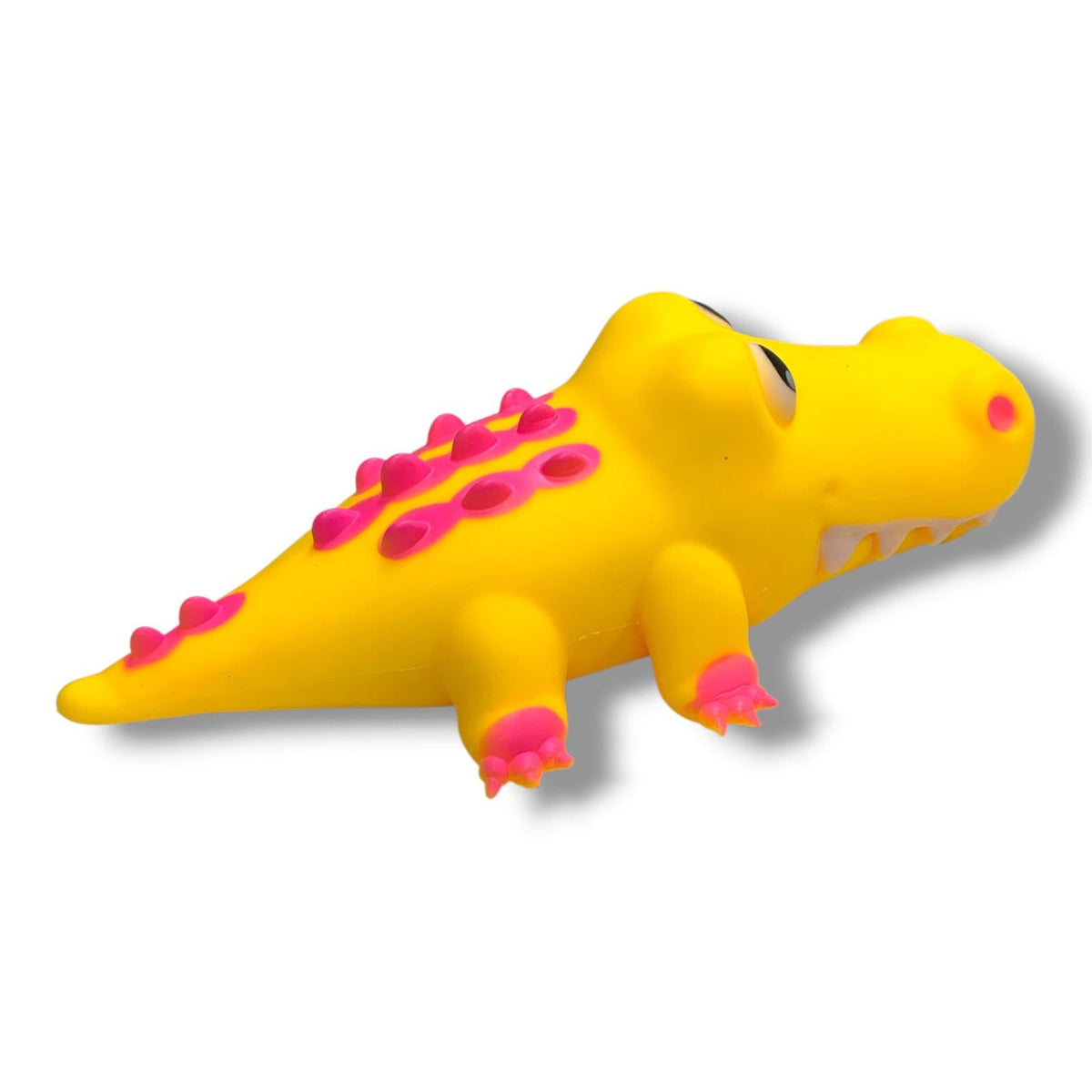 Jumbo Crocodile Squishy Yellow || سكوشي تمساح جامبو أصفر
