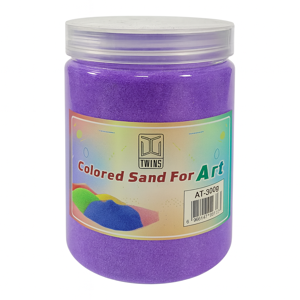 A&T Purple Sand Large Size 300 g || رمل ملون أي آند تي حجم كبير 300 جرام لون بنفسجي