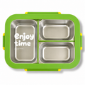 Lunch Box 3 Sections Green || لانش بوكس 3 أقسام أخضر