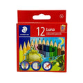 أقلام تلوين خشبية قصيرة من ستيدلر، 12 لوناً || Staedtler Luna 12 Short Colored Pencils