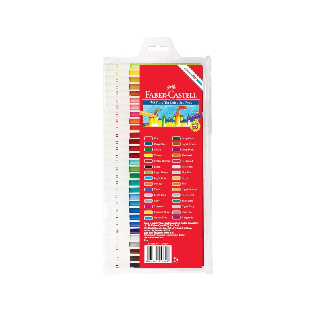 Faber Castell 30 colored markers