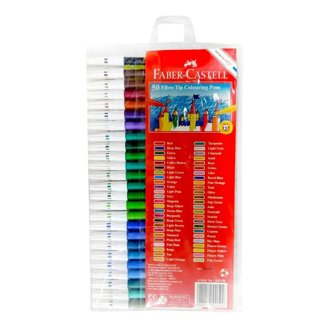 Faber Castell 50 colored markers