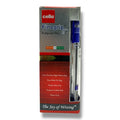 Cello Finger Grip Soft Tip Ball Point Pens 12 Pcs Blue