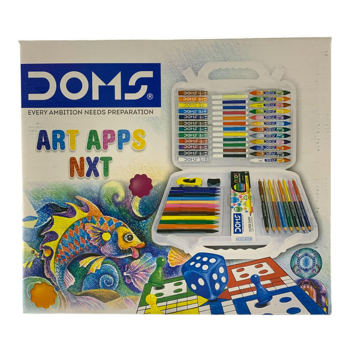مجموعة دومز للفنون والأعمال الحرفية 9 في 1 || DOMS Art Apps NXT 9-in-1 Art & Craft Kit