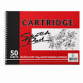 A&T Sketch Pad 50 Pages 120 gsm White Pages B4 Size || دفتر رسم سكتش باد 120 جرام 50 ورقة حجم بي فور