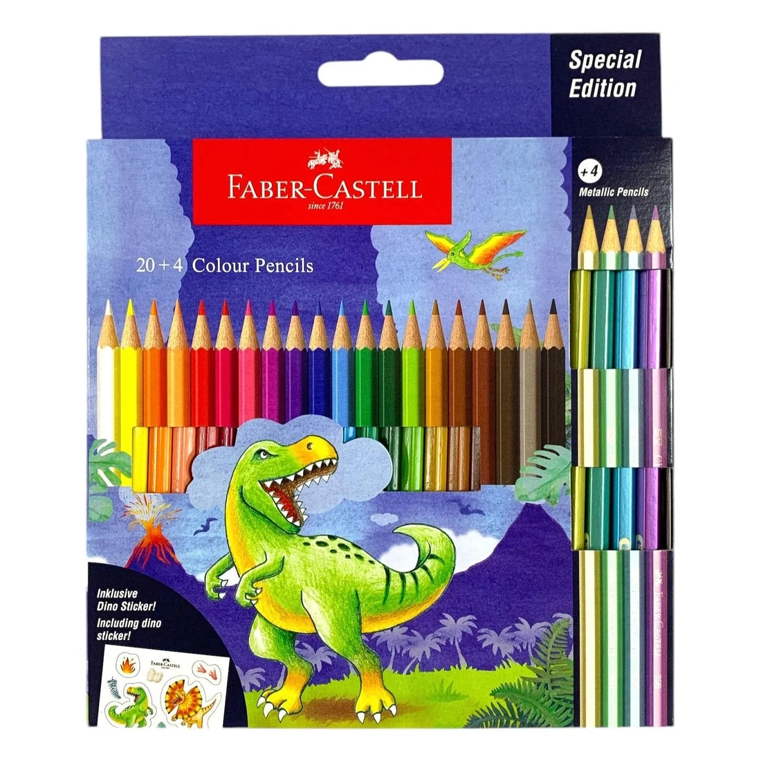 Faber Castell 20 + 4 Colored Pencils