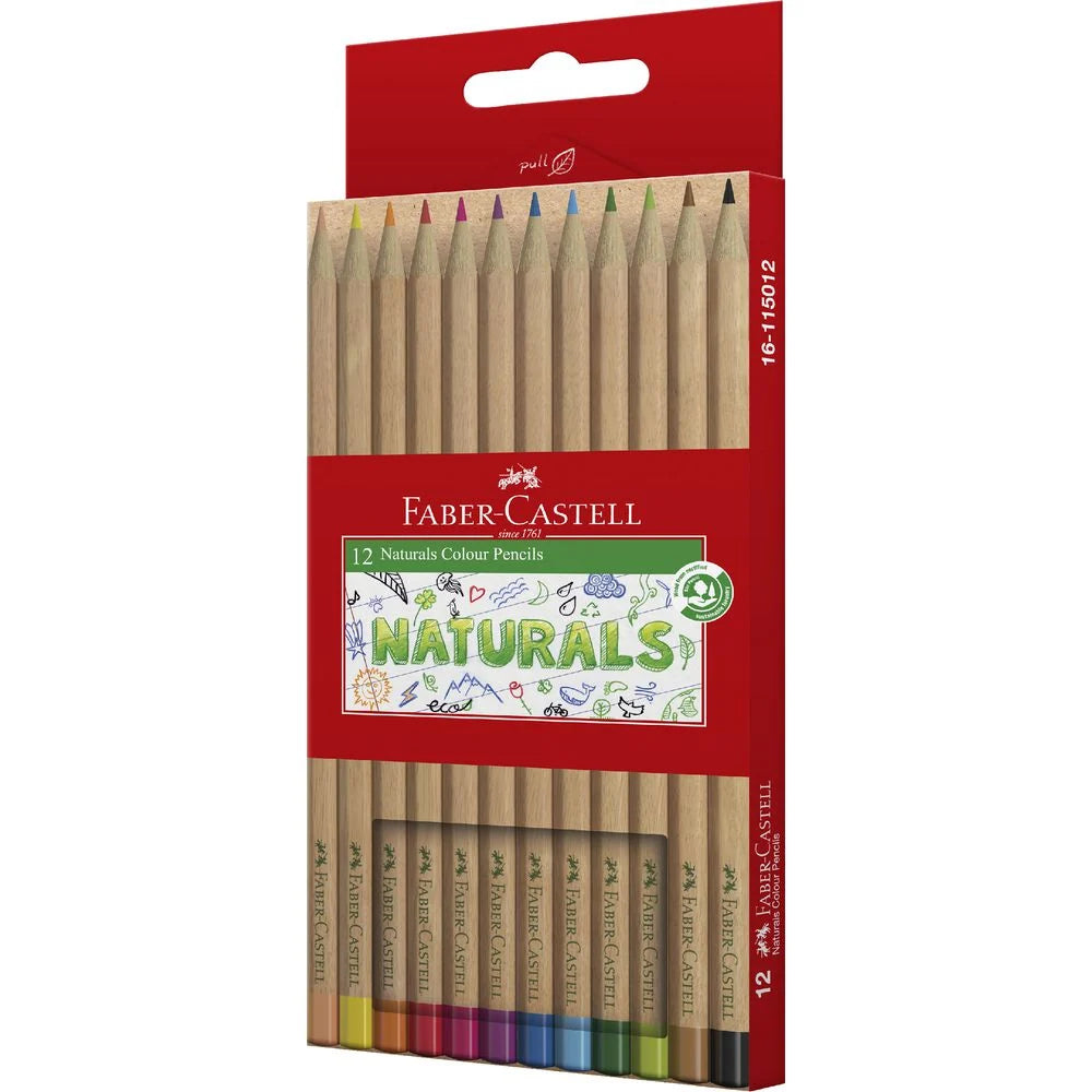 Faber Castell Natural Colour Pencils 12