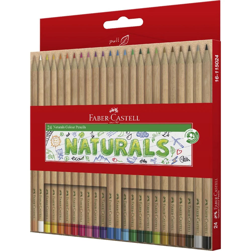 Faber Castell Natural Colour Pencils 24