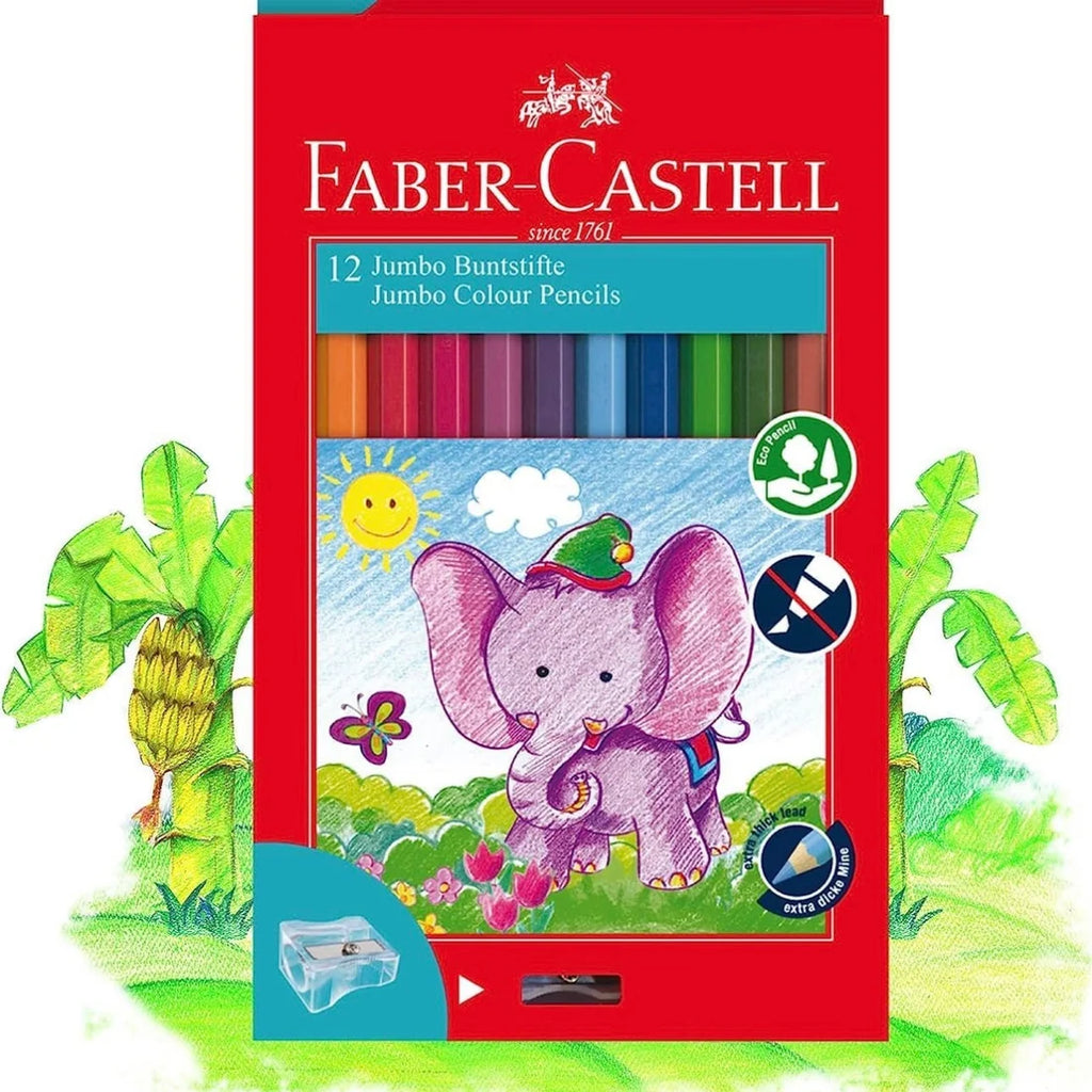 Faber Castell Jumbo Colored Pencils 12 Colors